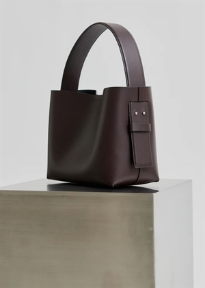 Leata leather bag Chocolate Plum Second Female 